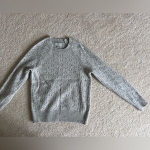 Lucky Brand Light Gray Knit Pullover